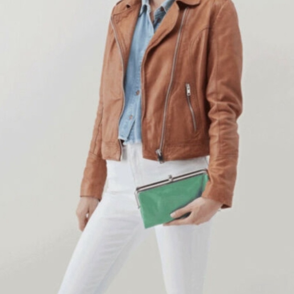 HOBO Lauren Double Clutch Wallet Mint - Picture 12 of 13